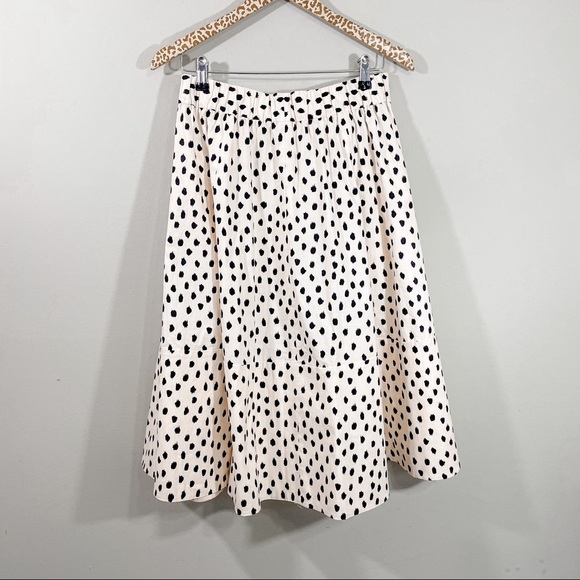 Kate Spade Leopard Dot Poplin Skirt | 6 - Picture 4 of 13